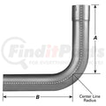 ELBOW 90 DEGREE 4IN DIA. IDOD 10IN 10IN LGTH 4 1/2IN CLR ALUMINIZED
