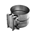 Exhaust Clamp 3.5 Inch Aluminized Torca Lap-Joint Clamp Diamond Eye