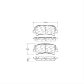PREMIUM CERAMIC BRAKE PADS SHIMS AN