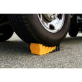 CURVED LEVELER AND WHEEL CHOCK (E/F