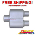 MUFFLER XLERATOR VR PERFORMANCE 3IN ID/2.5IN OD C/D 13IN OAL AS