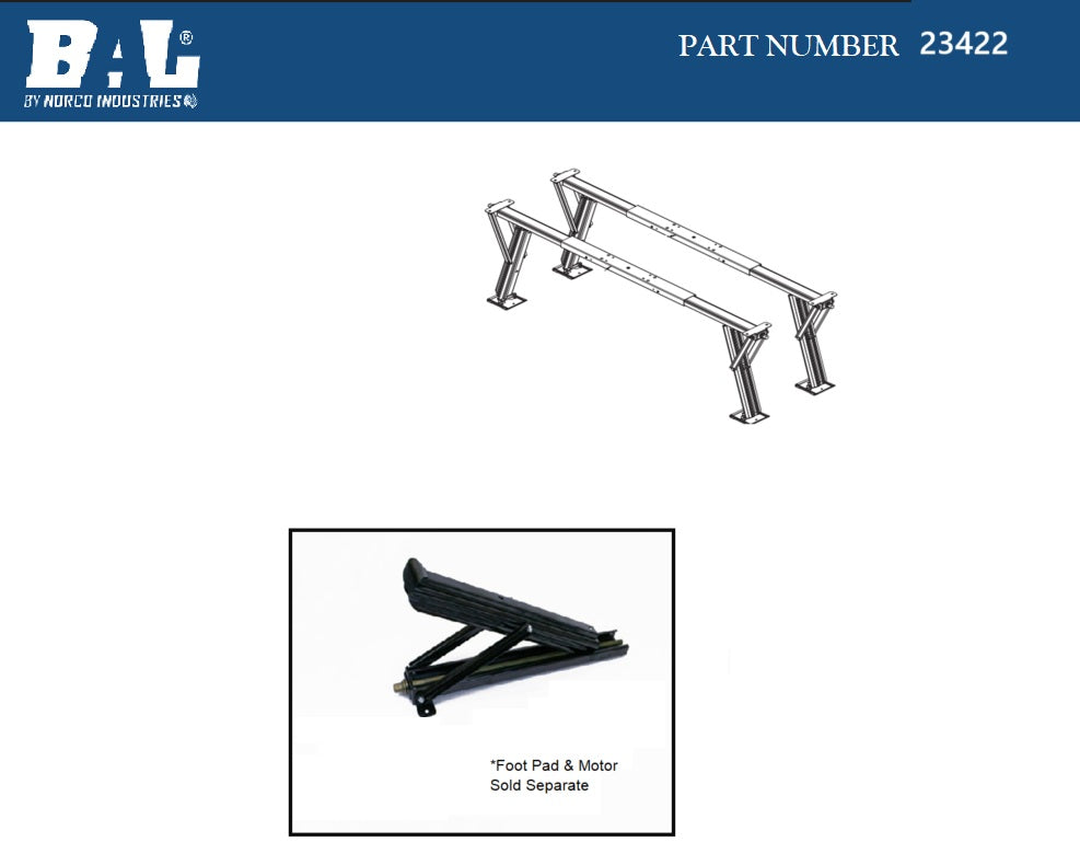 POWER DRIVE C JACK 6.50' MTN PLATE
