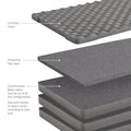 Xventure Gear Hard Case Replacement Foam Set Long 45 Inch Textured Black Go Rhino