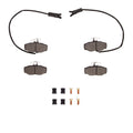 DFC 87-89 Jaguar XJ12 Rear 5000 Advanced Semi Metallic Brake Pads and Hardware Kit