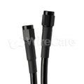 Fragola -3AN Ext Black Covered Assembly Straight x Straight 20in