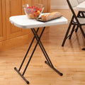 26 INCH PERSONAL TABLE 3 HEIGHT SETTINGS 2 YEAR LIMITED WARRANTY (WHITE)