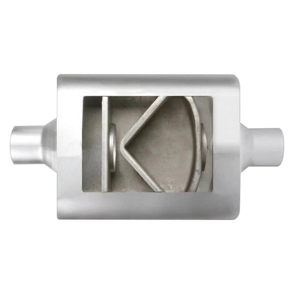 4.00INX10.00INX13.00IN CENTER/CENTER FLOWSOUND MUFFLER 2.25IN ID / 2.25IN OD