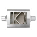 4.00INX10.00INX13.00IN CENTER/CENTER FLOWSOUND MUFFLER 2.25IN ID / 2.25IN OD