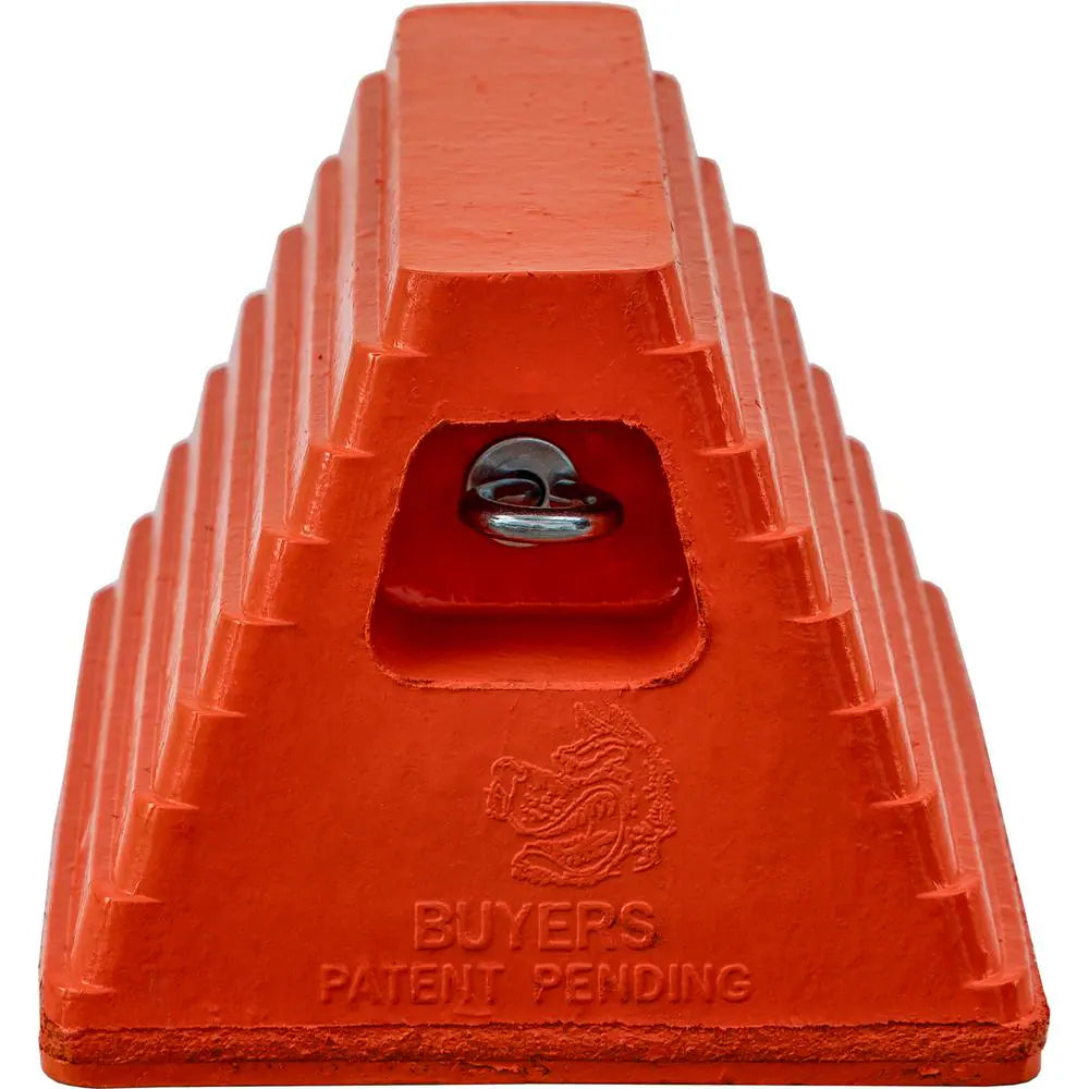 WHEEL CHOCK, RUBBER 6X8X10IN
