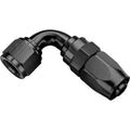 Fragola -6AN Nut x -8AN Hose 90 Degree Expanding Hose End - Black