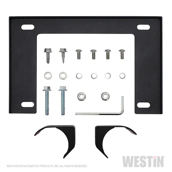 ~(15 lbs. 22X17X8)~ Outlaw Bumper License Plate Mount Textured Black Accessory for Outlaw Front Bumper