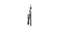 KEY LOCK UNIVERSAL RETRACTABLE ANTENNA - 31IN