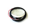 4IN ROUND WHITE (W/ GROMMET)