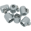 NAMZ Hose Clamps 3/8in. ID Silver (6 Pack)