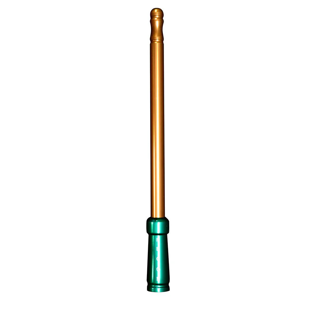 ~(1 lbs. 8X3X2)~ Aluminum 8inch Antenna - Universal Fitment Fits All Makes and Models w/ OEM Factory Threaded Antenna - Orange and Green