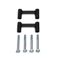 ~(2 lbs. 6X4X4)~ 2.5-4.0 LIFT-Front-Shock Extension (Pair) Jeep JK 2007-2018