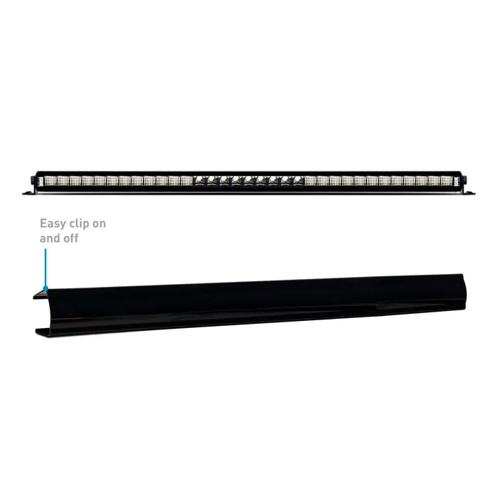 BORNE OFFROAD LIGHT BAR COVER SINGLE ROW 30 IN BLACK