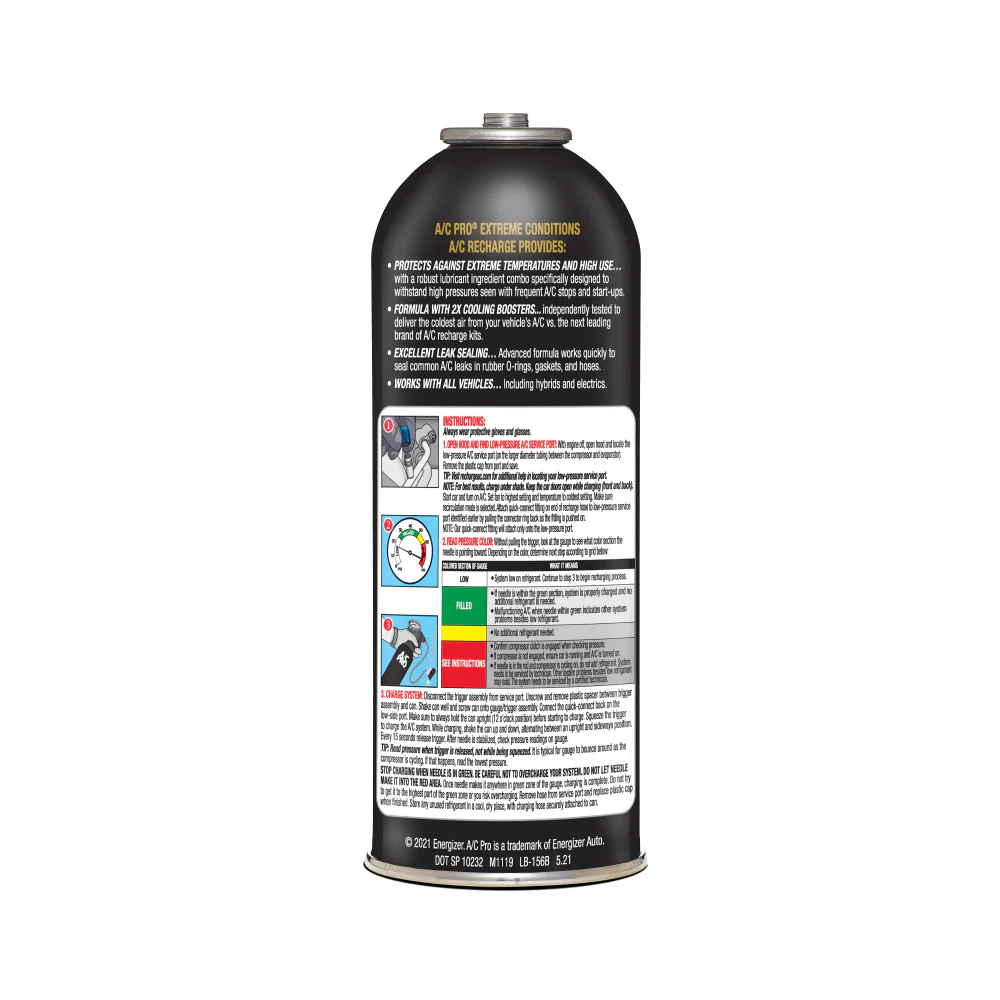 EXTREME CONDITIONS R134A A/C RECHAR