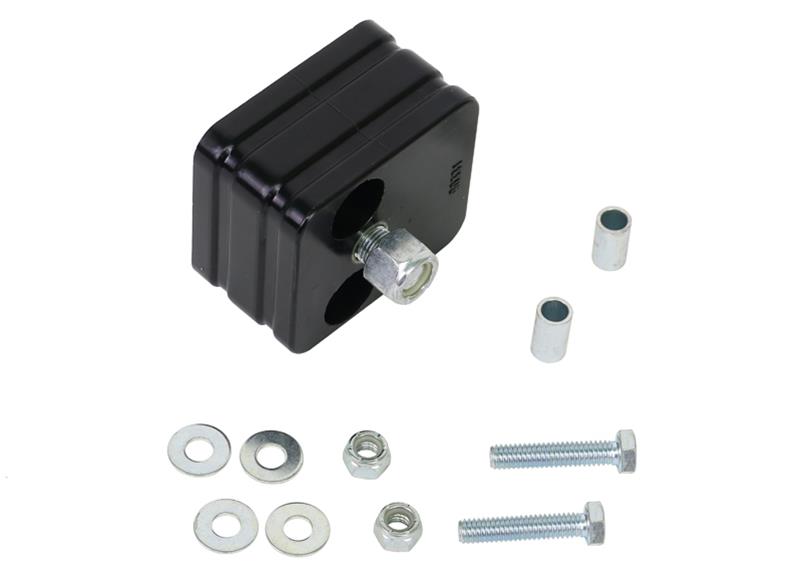 Engine mount - bushings 1 Bushing 2 Tubes 2 Bolts 4 Nuts 4 Washers Grease Install Guide