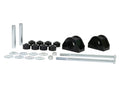 Sway bar - mount bushing 10 Bushings 2 Tubes 2 Bolts 2 Nuts 8 Washers Grease Install Guide