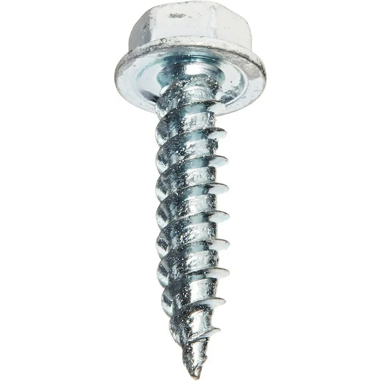 HEX WASHER HEAD 8 X 3/4 WHITE (1M/CTN)