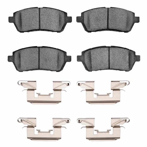 R1 11-19 Ford Fiesta (Usa/Canada) Front Semi Met Brake Pads and Hardware Kit