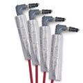 SPK PLG WIRE HEAT SHLD/4