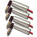 SPK PLG WIRE HEAT SHLD/4