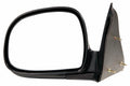 LT MIRROR OUTSIDE REAR VIEW BELOW EYELINE FOLDAWAY; MANUAL; BLACK CHEVROLET S10