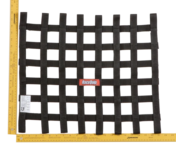 18 X 21 SFI RIBBON NET BLACK