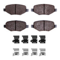 R1 13-16 Lincoln Mkt Rear Semi Met Brake Pads and Hardware Kit