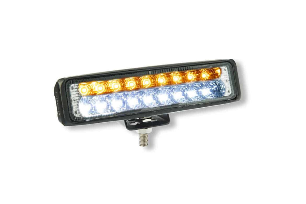 LED FLOOD WORK LIGHT AND AMBER STROBE COMBO 54 TOTAL WATTS 1224V