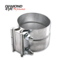 Exhaust Clamp 3 Inch Aluminized Torca Lap-Joint Clamp Diamond Eye