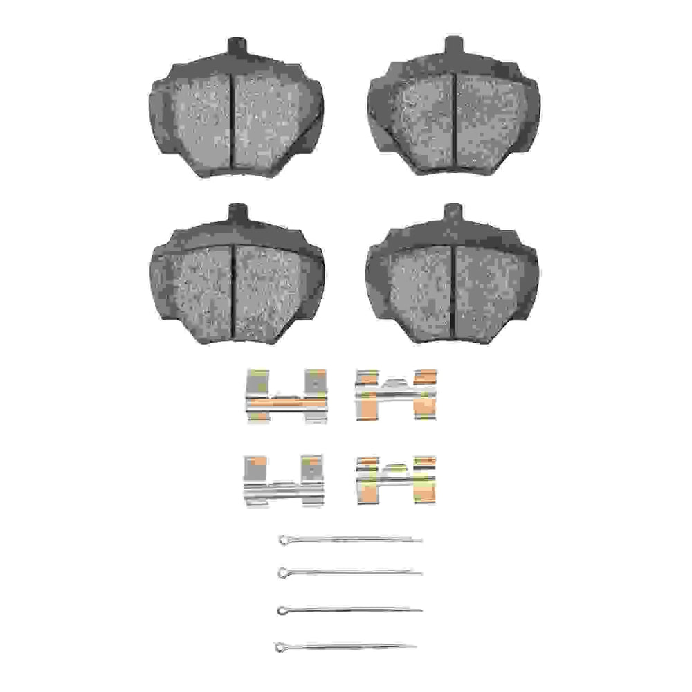 R1 74-16 Land Rover Range Rover Rear Ceramic Brake Pads and Hardware Kit