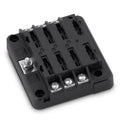 408 SERIES FUSE BLOCK 6 GANG W/ CO