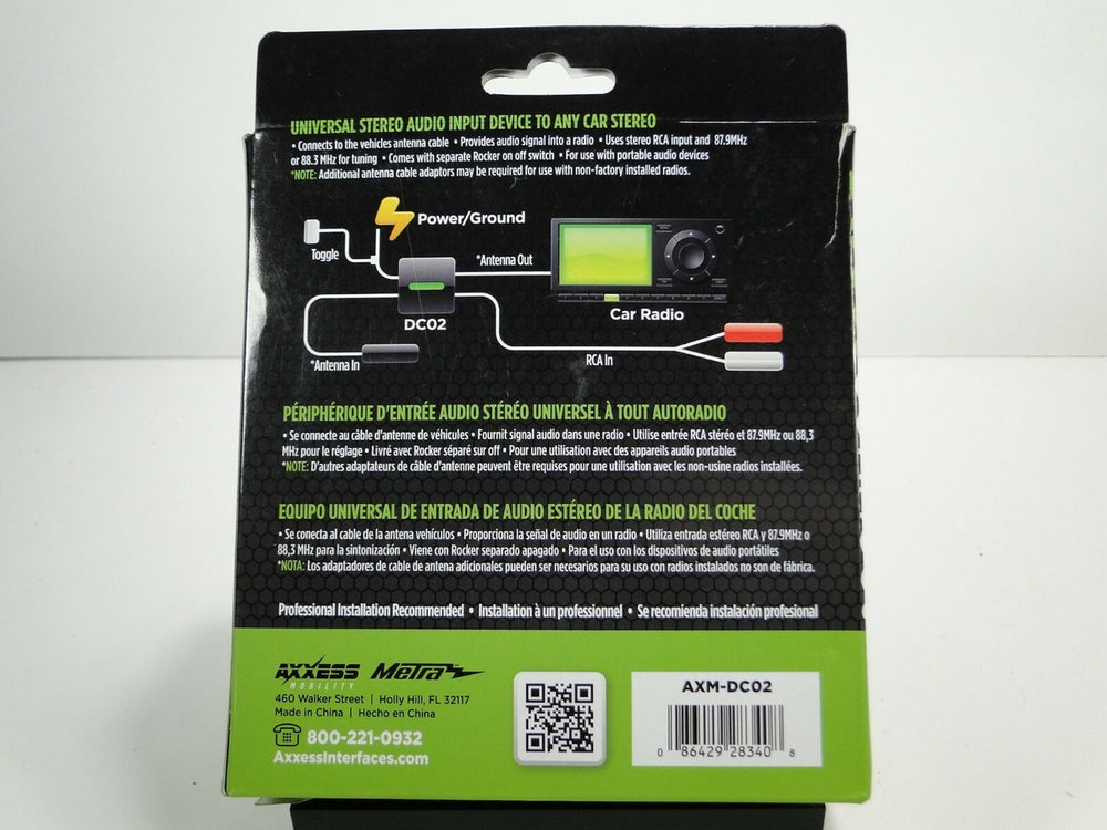 UNIVERSAL STEREO AUDIO INPUT DEVICE TO ANY CAR STEREO