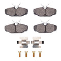 DFC 93-05 Ford Taurus (Excl SHO) Rear 5000 Advanced Semi Metallic Brake Pads and Hardware Kit