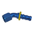 Fragola -10AN Push-Lite End 45 Degree - Blue
