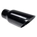 BLACK CHROME LOOK TIP 3.5 IN X 8 IN ANGLE DOUBLEWALL
