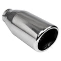 4.00INX9.00IN DOUBLE WALL ANGLE SS EXHAUST TIP 2.25IN ID / 4.00IN OD