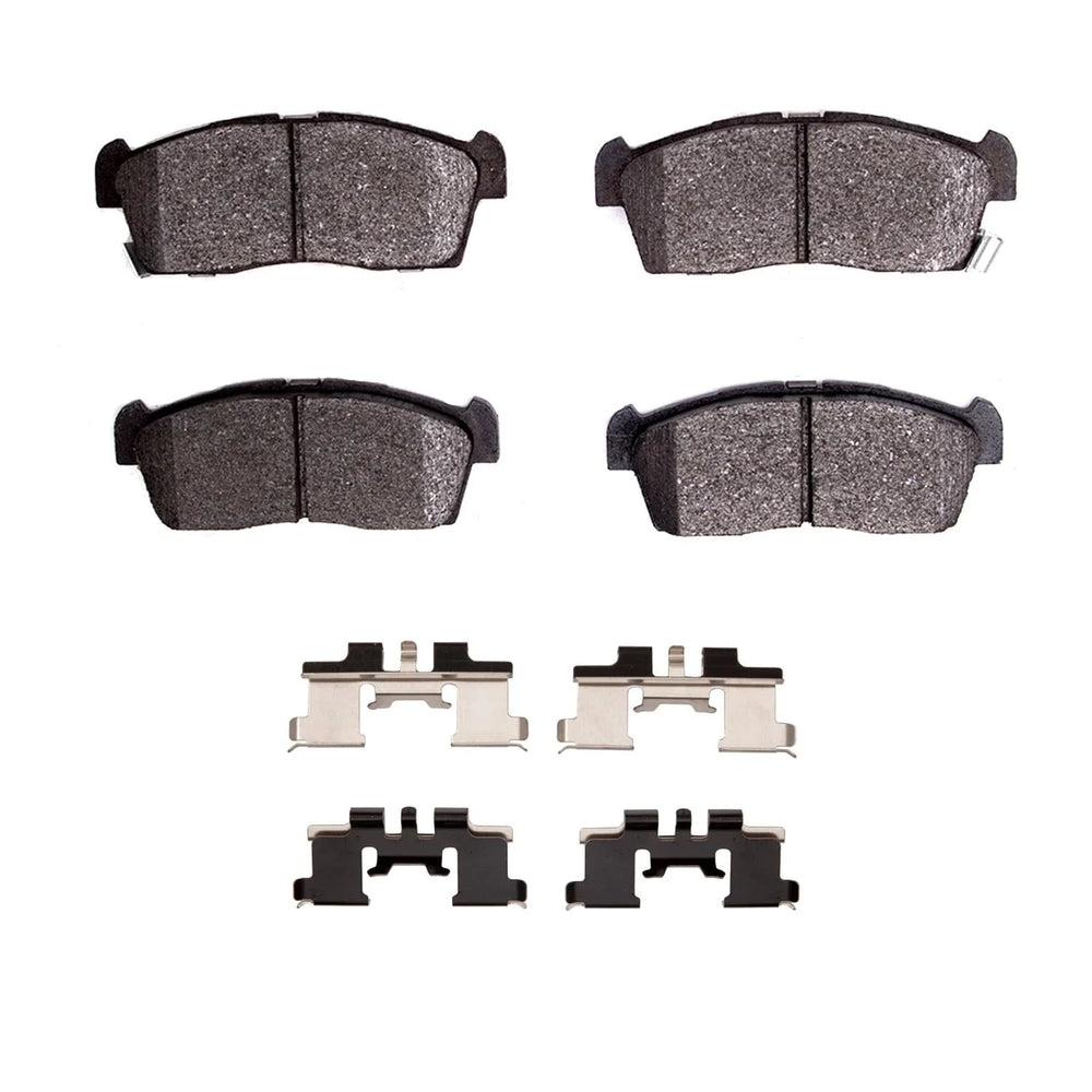 R1 12-17 Mitsubishi I-Miev Front Semi Met Brake Pads and Hardware Kit