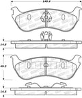 Street Select Brake Pads with Hardware