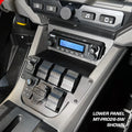 Rugged Radios Lower Accessory Panel for 2026 Polaris RZR Pro R Ultimate with 10.4 Inch Touchscreen - Rocker Switch MT-PRO26-SW