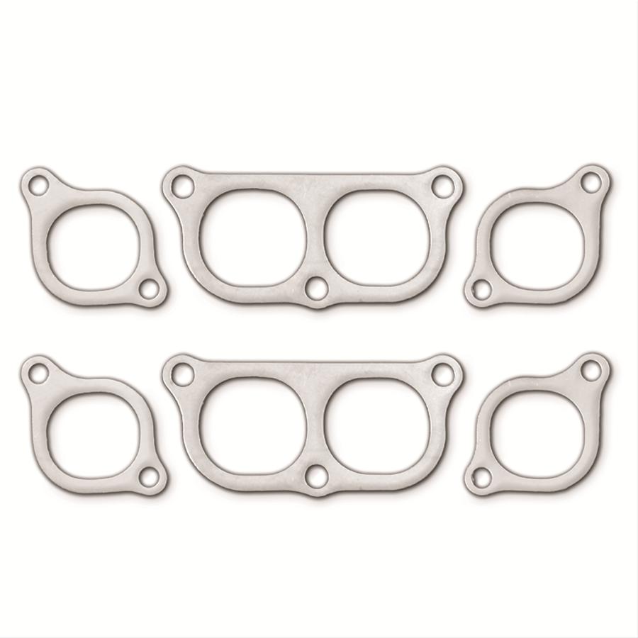 CHEVY SB STAHL 7 BP 18 DEGREE HUSLER HEADS 410 SPRINT CAR EXHAUST GASKETS 6/SET