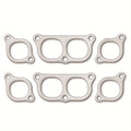 CHEVY SB STAHL 7 BP 18 DEGREE HUSLER HEADS 410 SPRINT CAR EXHAUST GASKETS 6/SET