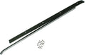 ~(2 lbs. 28X4X2)~ Windshield Channel Black Jeep 76-95 CJ7/Wrangler Toyota 64-84 Landcruiser; 2-piece drill-in style with self-tapping screws