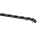 ~(2 lbs. 28X4X2)~ Windshield Channel Black Jeep 76-95 CJ7/Wrangler Toyota 64-84 Landcruiser; 2-piece drill-in style with self-tapping screws