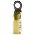 HEAT SHRINK YELLOW RING TERMINAL 12-10 GAUGE #10