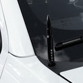 ~(1 lbs. 8X3X2)~ .50 Cal Bullet Shaped Aluminum 5inch Antenna - Universal Fitment Fits All Makes and Models w/ OEM Factory Threaded Anten