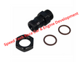 Fragola -10AN O-Ring x 3/4-16 (8) O-Ring Adapter - Black